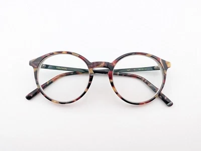 Vera Wang Eyeglasses, Frames Only, Vg04 RU, 49-20-145, Plastic, Brown/Red Stone - Image 1 of 4