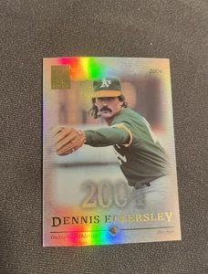 2004 Topps Tribute Hall of Fame - Dennis Eckersley #54 Baseball Card - Picture 1 of 2