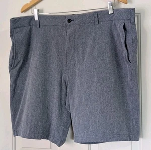 Walter Hagen Majors 11 Golf Shorts Mens 40 Gray Checkered Chino Lightweight - Picture 1 of 8
