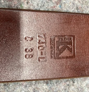 Triple-K Walnuss Leder Patronen Waffengürtel 740-L C-38 - Bild 1 von 9