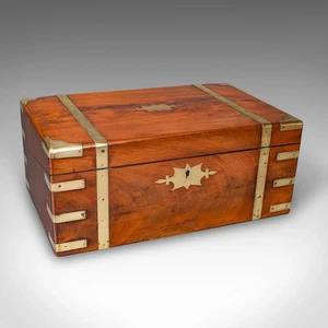 Antique Gentleman’s Correspondence Case, English, Walnut, Writing Slope, Regency - Picture 1 of 12