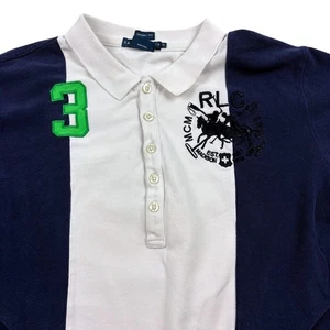 Polo Ralph Lauren bambino XL 100% cotone color block RLC equitazione #3 - Foto 1 di 10
