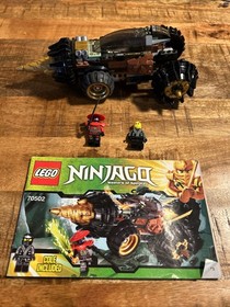 LEGO NINJAGO Cole's Earth Driller 70502 99% Complete Instructions Minifigs