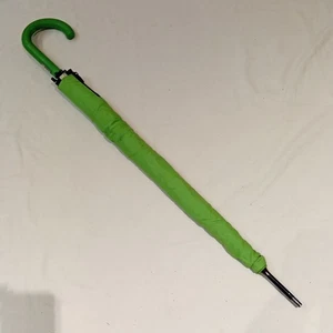 Vintage United Brella Umbrella. Lime Green/ Black/ White - Picture 1 of 12