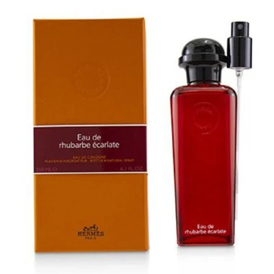 Hermes unissex Eau De Rhubarbe Ecarlate EDC spray 6,7 oz fragrâncias 3346130009368 - Imagem 1 de 4