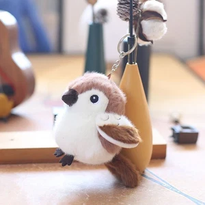 14cm Sparrow Plush Toy Doll Keychain Stuffed Toy For Backpacks Ornaments - Picture 1 of 5