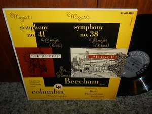 Beecham Royal Philharmonic Orchestra Mozart Symphony No. 38 / 41 Columbia LP - Picture 1 of 5