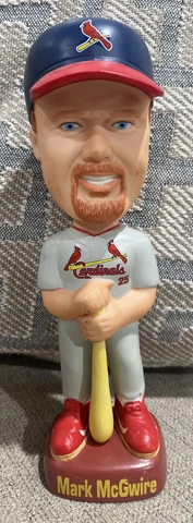 Mark McGwire 1999 Bobble Head Cardinals Away Rare Cover