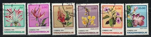 Estampillas precanceladas muy finas de Mozambique 1978 Scott # 592-597 "Flores" - Imagen 1 de 2