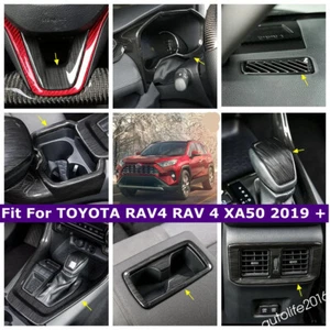 Accesorios negros volante/ajuste de aire para TOYOTA RAV4 RAV 4 XA50 2019-2024 - Imagen 1 de 26