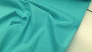 STRETCH POPLIN : TURQUOISE : SELLING @ $4.60 PER MTR - Picture 1 of 2