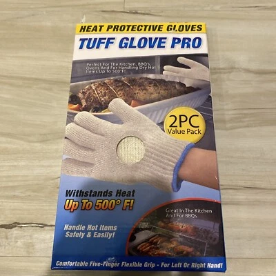Tuff Glove Pro, Guantes de Protección Térmica, Cocina, Barbacoas, Protege Hasta 500 F Foto 1 de 4