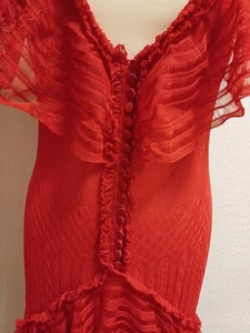 alexander mcqueen evening red dress Size L Uk - Picture 1 of 13