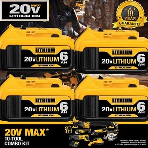 4Pack replacement For DEWALT DCB207 20V 20Volt Max Lithium-Ion Compact Battery - Picture 1 of 21