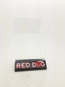 NOS BOX OF 10 RARE COLLECTIBLE RED DOG ADVERTISING TABLE TOP CARD TENT - Picture 1 of 4