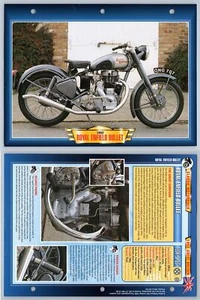 Royal Enfield Bullet - 1952 - Classic - Atlas Motorbike Fact File Card - Picture 1 of 1