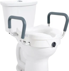 Vevor Toilettensitzerhöhung 5" Höhe erhöht 350 lbs für runde und längliche Toilette - Bild 1 von 7