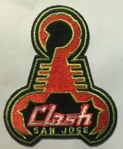 San Jose Clash MLS soccer patch 3.25" tall, heat seal san jose patch soccer - Picture 1 of 2