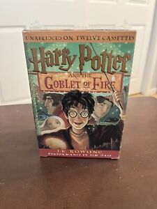 Harry Potter and the Goblet of Fire by J. K. Rowling On Cassettes Sealed New