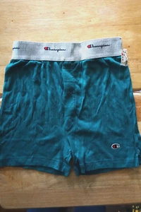 CHAMPION GREEN BOXERS W/WIDE STRETCH WAISTBAND/SIZE MEDIUM (32-24)/NEW/NOS/IRREG - Picture 1 of 3