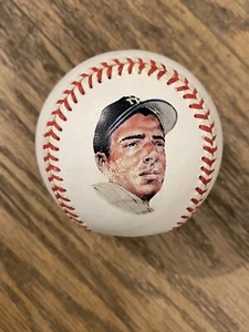 New Joe DiMaggio Rawlings Photo Portrait Baseball Ball New York Yankees - Picture 1 of 5