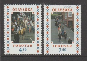 FAROE ISLANDS 1998 Europa National Festivals Set of 2 MNH $2.00 - Picture 1 of 1