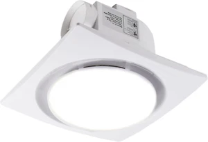 Bathroom Exhaust Fan with LED Light Ceiling Mount Ventilation Fan 110 CFM 1.0 So - Picture 1 of 5