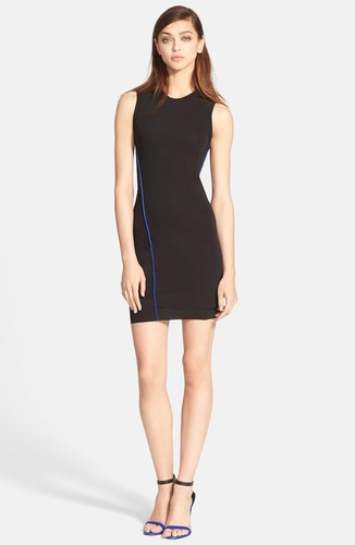 Abito Body Con T by Alexander Wang in Jersey Tg S Nero