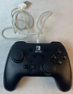 Controlador Nintendo Switch PowerA con cable negro probado - SIN DERIVA - Imagen 1 de 8