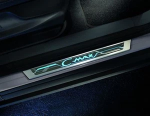 Ford C-Max 04/15> Front Abriebplatten mit blau beleuchtetem C-Max Logo 1827775 - Bild 1 von 1