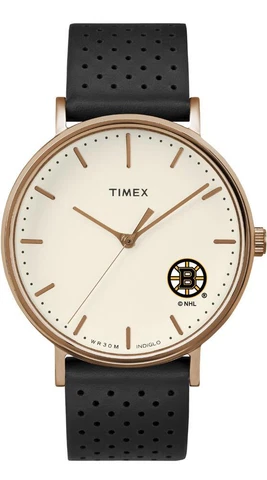 Ladies Timex Boston Bruins Watch Rose Gold Grace Watch Cover