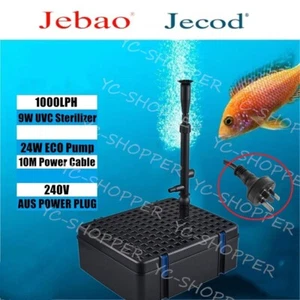 JEBAO 1000LPH ECO Pond Fountain Pump + Pond Filter + 9W UV Sterilizer ALL IN ONE - Picture 1 of 7