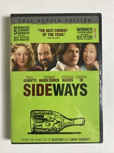 Sideways DVD, 2004, Widescreen Edition Brand New, Sealed - Picture 1 of 3