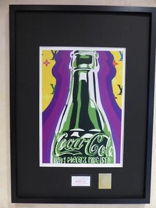 DEATH NYC "GERAHMT" Lithografie ltd. Edition of 100  "Coca-Cola" 3D Siegel u COA - Bild 1 von 12