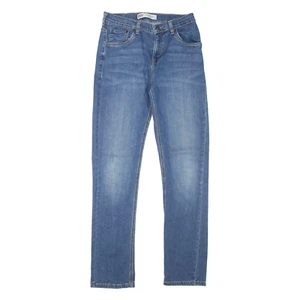 LEVI'S 511 Boys Jeans Blue Slim Straight Denim Stone Wash W29 L31 - Picture 1 of 6
