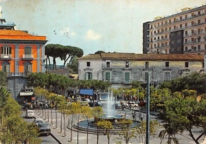 AL11-17D) AVERSA PIAZZA VITTORIO EMANUELE VIAGGIATA CASERTA - Imagen 1 de 2