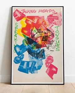 Talking Heads Speaking In Tongues 1983 Concert Tour Photo / Poster Up To 36" - Picture 1 of 2