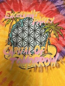 Lost Bros Disney Epcot Tie Dye XL Excellent Party Capital Of Tomorrow WDW - Picture 1 of 5
