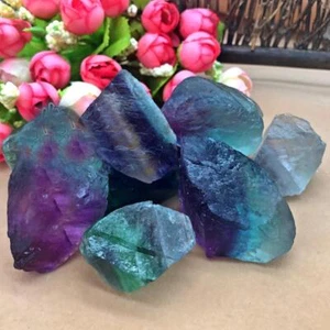 Natural Fluorite Stone Quartz Crystal Rough Healing Specimen Gemstone Grave/UK| - Picture 1 of 12
