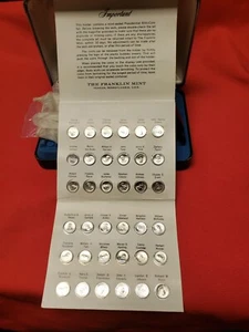 The Franklin Mint Presidential First Edition Sterling Silver Coins - Picture 1 of 8