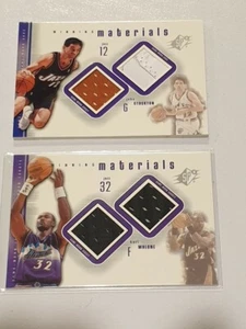 2000-01 SPx Winning Materials John Stockton / Karl Malone - Shoe, Jersey, Shorts - Bild 1 von 1