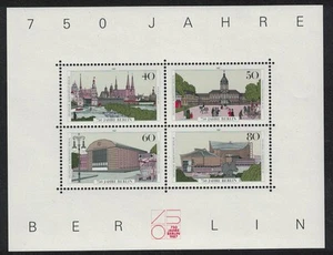 Berlin 750th Anniversary of Berlin Buildings MS 1987 MNH SG#MSB761 MI#Block 8 - Picture 1 of 1