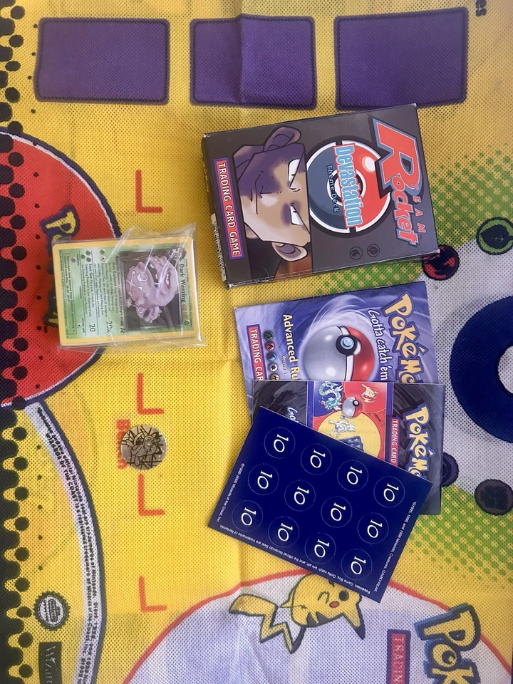 Pokemon Devastation Theme Deck WOTC Vintage Team Rocket 1999 Complete Box - Image 1 of 1