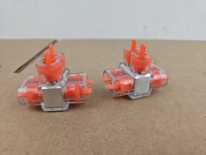2 Stück Thomas & Betts CSB-4-2-8R 1-Way Multi-Tap Encapsulated Cable Block 14-4 AWG - Bild 1 von 3