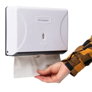 Dispensador de toallas de papel multiplegable soporte de toallas de papel blanco - Imagen 1 de 6
