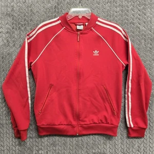 Adidas Women's Medium Originals Superstar Track Top SST SS Peach Coral CE2393 - Picture 1 of 12
