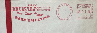 US Aviation Meter Cover(164) +WWII Let's Go-Keep 'Em Flying +War Planes Ad - Image 1 of 3