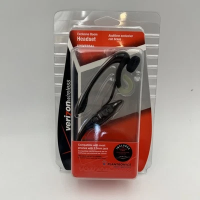 Verizon Plantronics Exclusive Boom Headset Model MX250MCAE 2.5mm…108 - image 1 of 2
