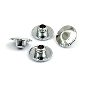 5/16 in. Chrome Caps/Plugs (pack of 4) fits Harley-Davidson Handlebar Top Clamp - Picture 1 of 2
