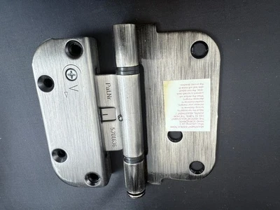 (3 pieces) Hoppe North America Guide Door Hinge 4 Inch by 4 Inch Woodgrain color - Изображение 1 из 4